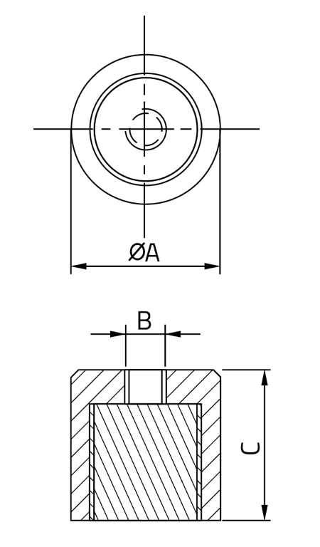 deep alnico pot magnets image